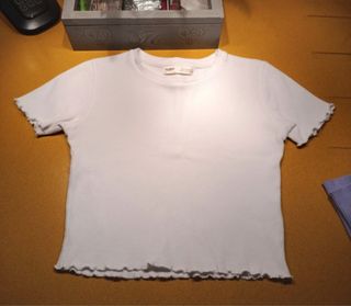 Camiseta Pull&Bear blanca manga corta