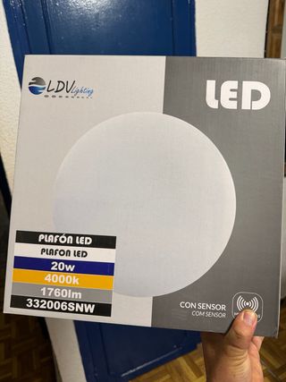 Lámpara LED LDV Lighting Plafón Sensor