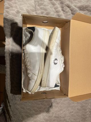 Zapatillas Fred Perry Blancas y Azul Marino