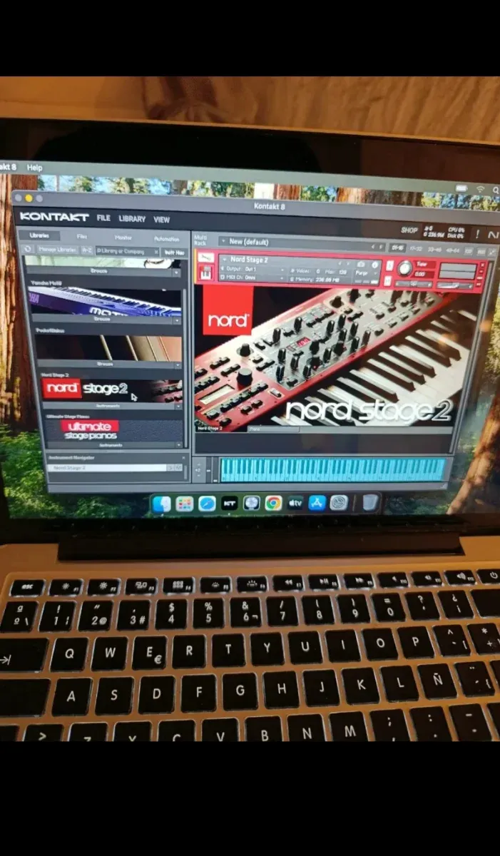 MacBook Pro 2015 Final Cut, Logic Pro11, Kontakt 8 afbeelding 4