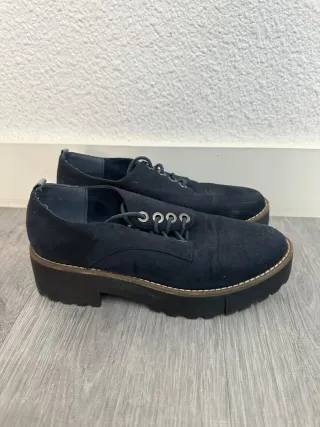 Zapatos Oxford Azul Marino