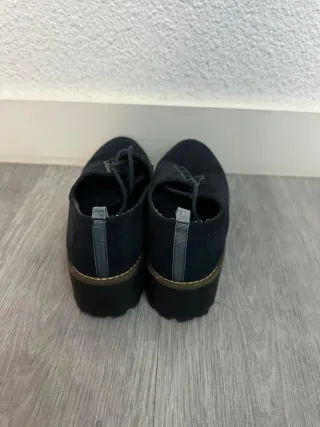 Zapatos Oxford Azul Marino