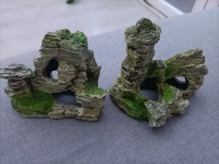 Rocas decorativas para acuario.Resina.