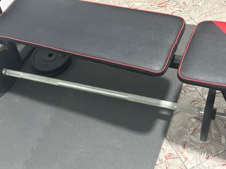 Banco de pesas y mancuernas 100kg