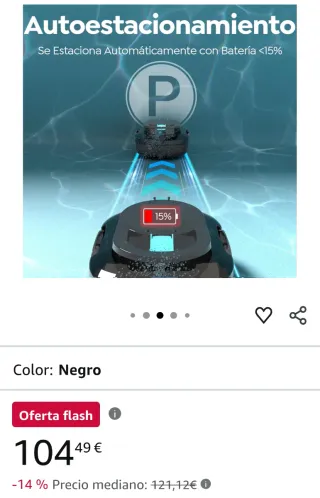 Robot Limpiafondos Piscina Talosbo Pleco S1