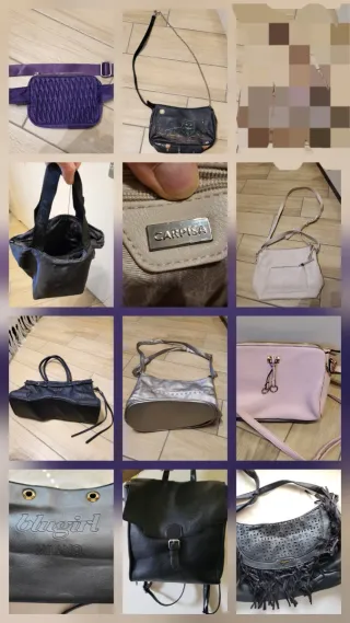 Set da 13 borse,  come nuove