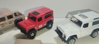 LOTE coches Hot Wheels : Land Rover y Hummer