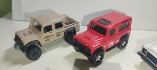 LOTE coches Hot Wheels : Land Rover y Hummer