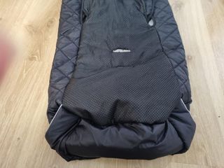 Saco invierno Naf Naf azul marino para carro bebé