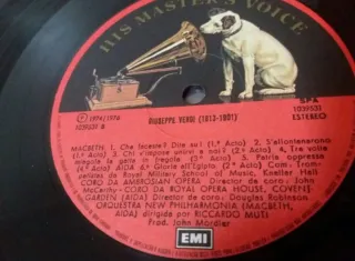 LP Vinil Verdi Choruses Riccardo Muti