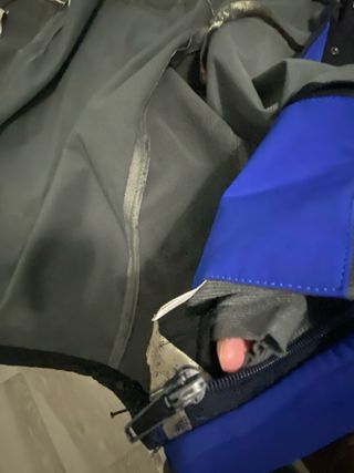 Chaqueta The North Face Azul y Negra