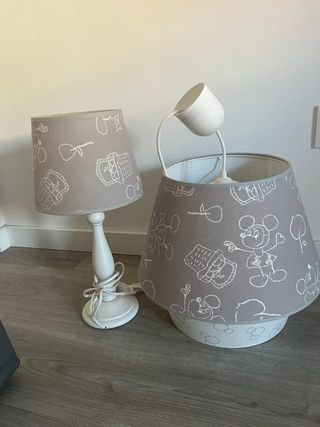 Lámpara infantil con diseño de Mickey Mouse