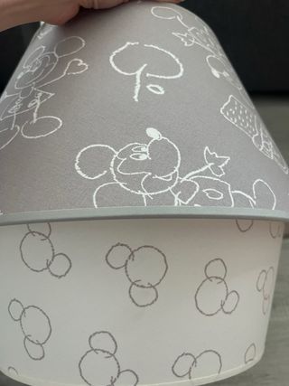 Lámpara infantil con diseño de Mickey Mouse