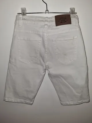 Pantalón corto vaquero blanco Inside Talla 36