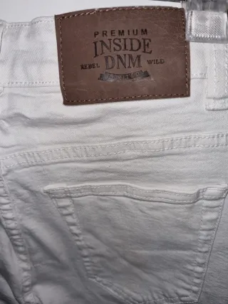 Pantalón corto vaquero blanco Inside Talla 36