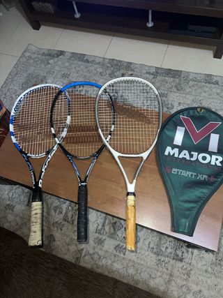 Lote 3 Raquetas de Tenis Babolat y Major