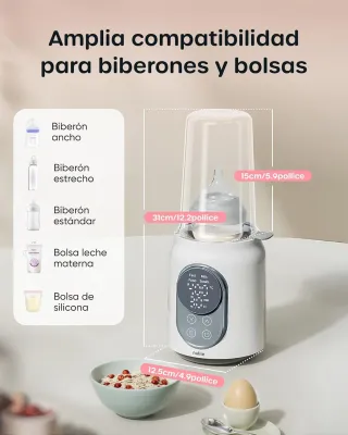 Calienta biberones NULIIE con pantalla digital