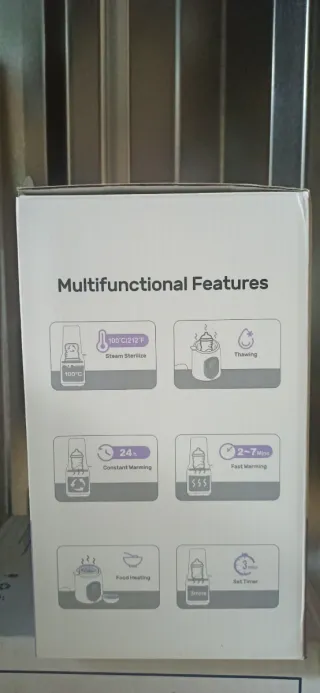 Calienta biberones NULIIE con pantalla digital