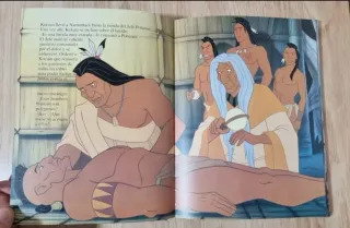 Clásico cuento Disney, "Pocahontas". GAVIOTA.