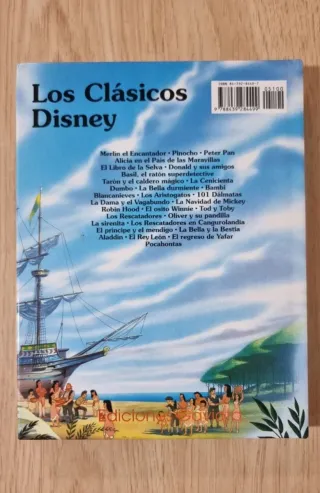 Clásico cuento Disney, "Pocahontas". GAVIOTA.