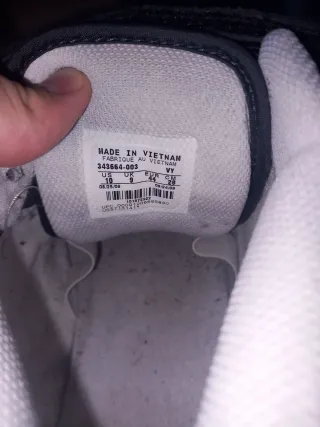 Nike Zapatillas Altas Negras y Blancas