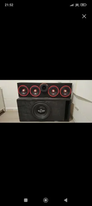 Equipo Car Audio Negro