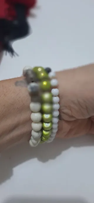 Set 3 Bracciali Perline