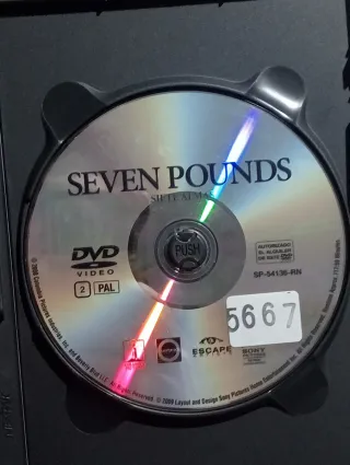 DVD Siete Almas (Will Smith)