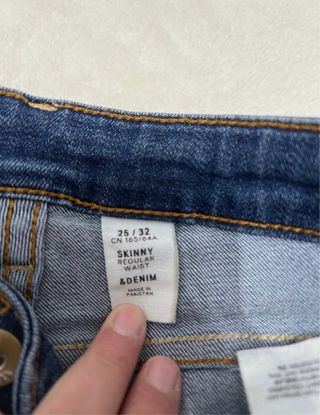 Pantalones vaqueros azul oscuro talla 25/32 (36)