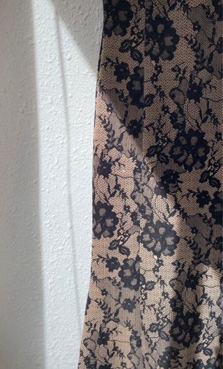 Vestido de gala Maria Bonita negro y dorado