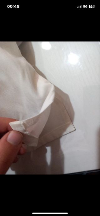 Camicia donna panna taglia L