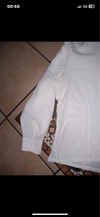 Camicia donna panna taglia L