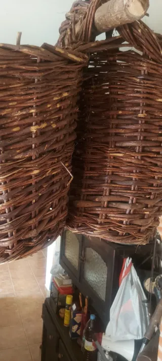 Antiguos cestos de vendimia