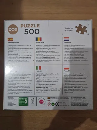 Puzzle Zoe 500 piezas Alta Calidad. Nuevo