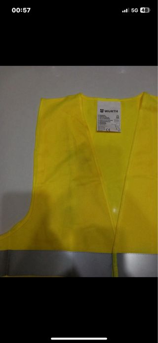 Gilet alta visibilità giallo fluorescente