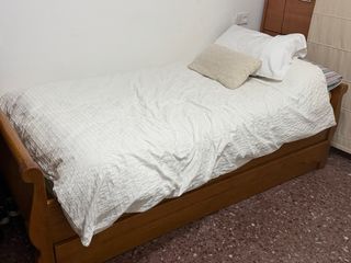 Cama nido de madera cerezo.
