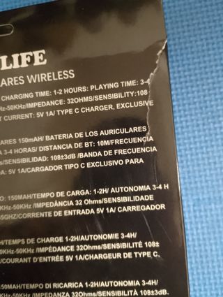 Auriculares EURO LIFE.