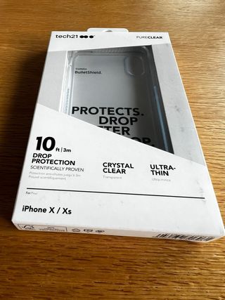 Funda Tech 21 iPhone X/XS Pure Clear