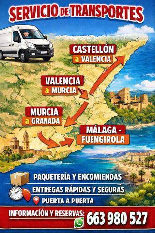 Envíos de Castellón a Málaga/Fuengirola