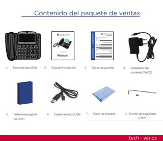 Cocomm Neo 4700 (Teléfono Fijo con SIM)