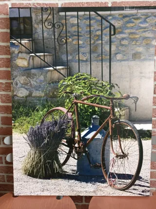 Cuadro grande bicicleta 60x80cm