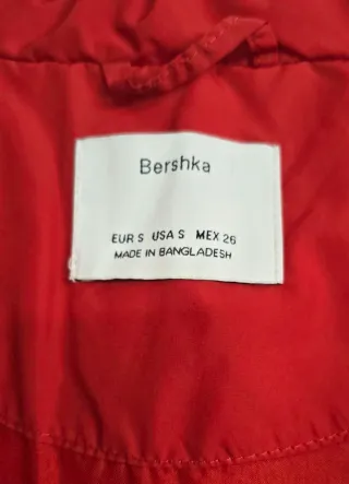 Anorak rojo acolchado