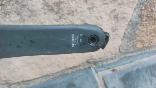 Bicicleta de carretera Giant Negra/Azul