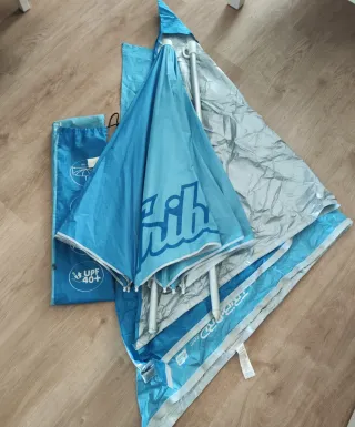 Sombrilla Tribord UPF 40+ Azul/Gris