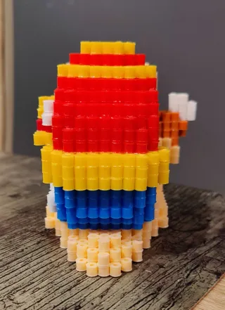 One Pice. Mini Den Den Mushi Luffy Hecho a Mano