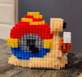 One Pice. Mini Den Den Mushi Luffy Hecho a Mano