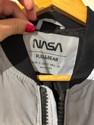 Chaqueta Bomber NASA Hombre Pull and Bear NUEVO