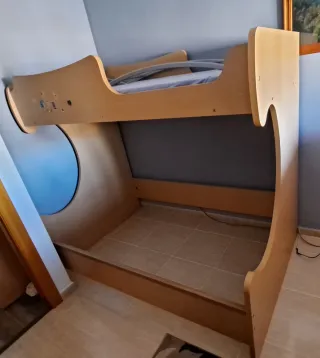 Cama litera 120cm abajo