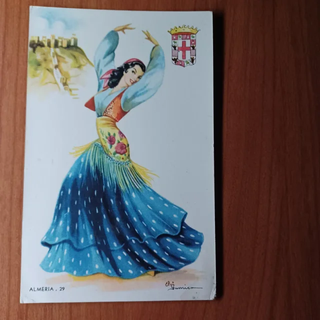 8 Postales Trajes Regionales España Años 60-70