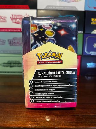 MALETÍN POKEMON PIKACHU SELLADO, CONTIENE 6 SOBRES